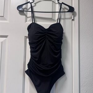 NWT Express Black Body Contour Collection Bodysuit Size Small